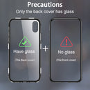 Bakeey Magnetic Adsorption Metal Tempered Glass Protective Case for iPhone 11 Pro 5.8 inch