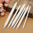 6 Pcs Sketch Tortillon Smudge Stump Stick Painting Supplies Rice Paper Premium Art White Drawing Pen Tool Art Sets