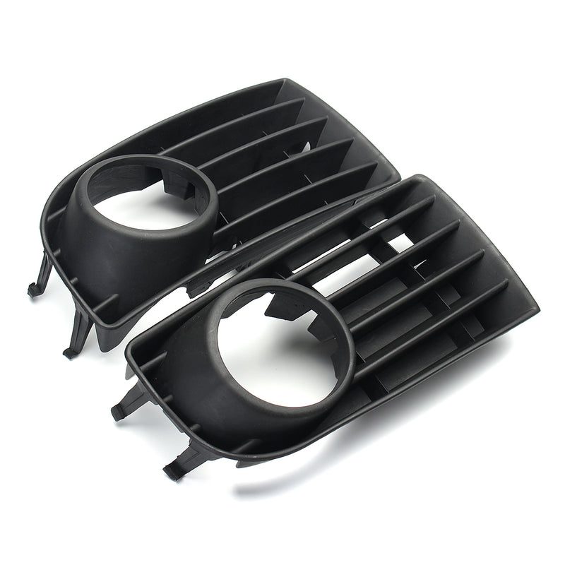 Car Bumper Front Grille Corner Fog Light Grill Trim Cover Front L&R For VW Golf MK5