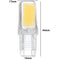 G9 2.5W Non-dimmable COB LED Light Bulb for Chandelier Replace Indoor Lamp AC220-240V
