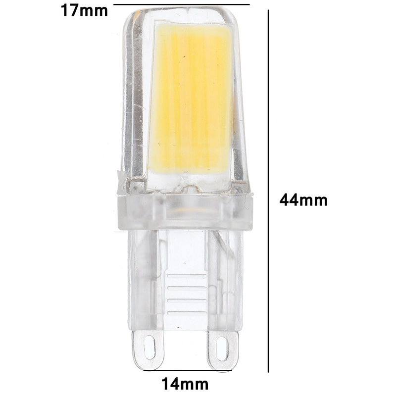 G9 2.5W Non-dimmable COB LED Light Bulb for Chandelier Replace Indoor Lamp AC220-240V