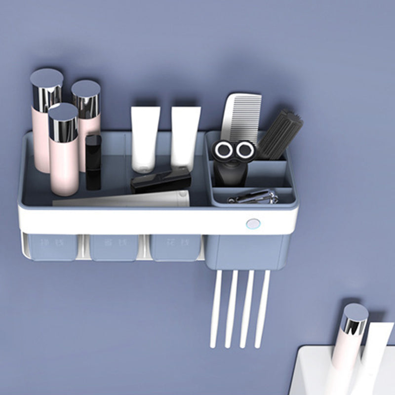 Toothbrush Sterilizer Holder Cleaner Disinfection UV Disinfection Sterilize Toothbrush Holder Toothpaste Dispenser Cleaner Disinfection