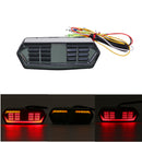 12LED Motorcycle Flowing Signal Brake Stop Tail Light For Honda MSX125 CBR650F CTX700 CTX700N