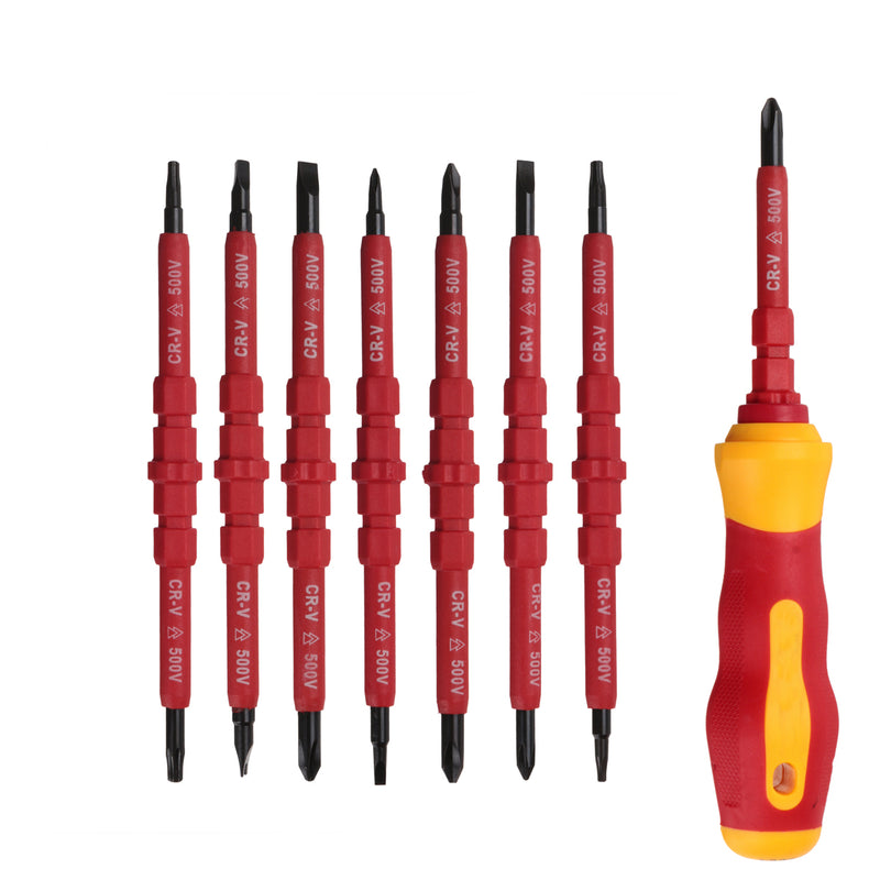 Raitool HT01 7pcs Electronic Insulated Hand Screwdriver Tools Accessory Set