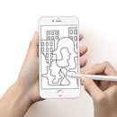 USAMS Active Capacitive Touch Screen Stylus Pen For Smart Phone For iPhone/iPad/Samsung/Huawei