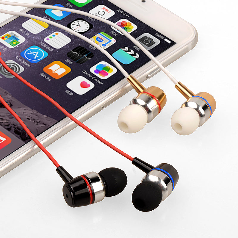 Inpher T50 Professional Wired Earphone Metal Heavy Bass Sound Quality Music 3.5mm In-Ear With Mic