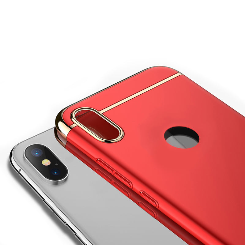 Bakeey Ultra-thin 3 in 1 Plating Frame Splicing PC Hard Protective Case For Xiaomi Redmi 6 Pro / Xiaomi Mi A2 Lite