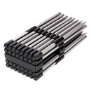 Drillpro 32pcs Extra Long 150mm Screwdriver Bit Set Security 1/4 Inch Hex Shank Tamperproof Torx Hex Phillips Spanner Torq Bits
