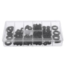 Suleve MXRW5 180Pcs Rubber O Ring Washer Grommets Ring Anti-slip Gasket Seal Assortment Set