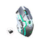 ZERODATE T30 2400DPI 2.4G Wireless RGB LED Rechargeable Ergonomic Design Gaming Mouse for PC Laptop