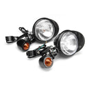 Motorcycle Passing Turn Signal Spot Fog Handle Bar Lights For Harley/Honda/Yamaha/Kawasaki/Suzuki