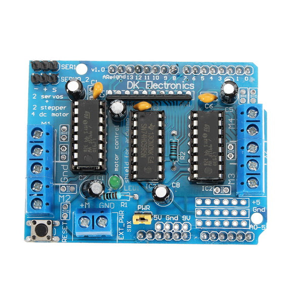 UNO R3 Protoshield LCD Keypad Shield Servo Motor Starter Module Kits For  Beginner