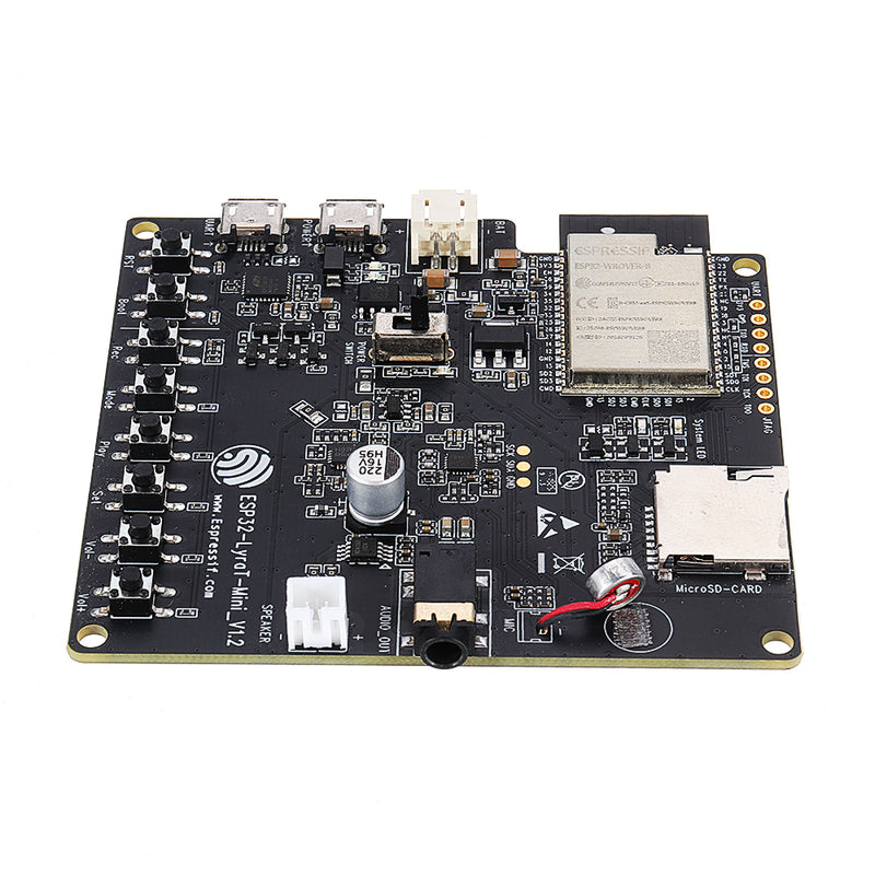 ESP32-LyraT-Mini Audio Development Board with ESP32 USB-UART Microphone