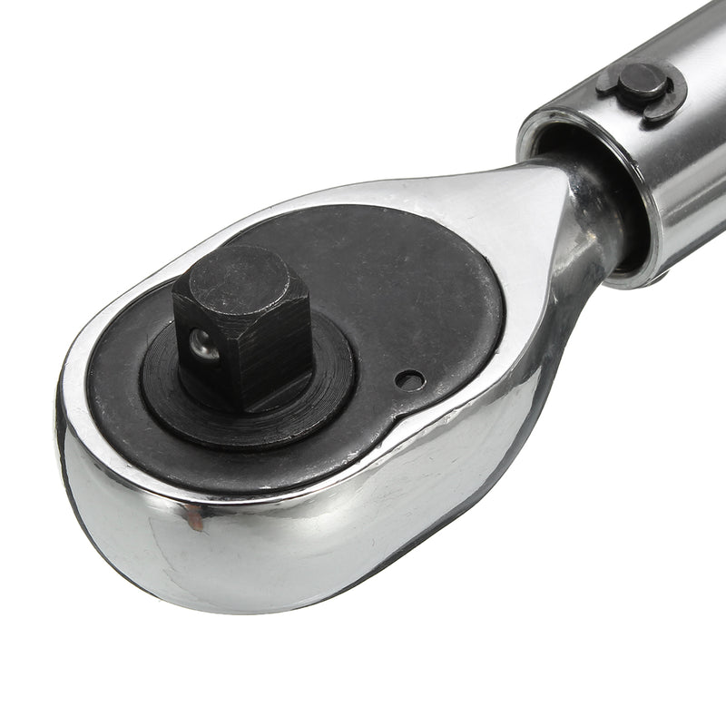 3/8inch Preset Adjustable Torque Wrench Molybdenum Steel Polished Chrome