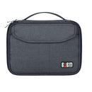 BUBM PBSM-B Double Layer Multifunction Digital Storage Bag USB Cable Bag Charger Earphone Organizer