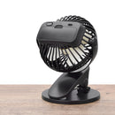 360 Rotation Mini Fan Battery Operated/USB Rechargeable Clip on Fan for Baby Stroller/Gym/Office/Study