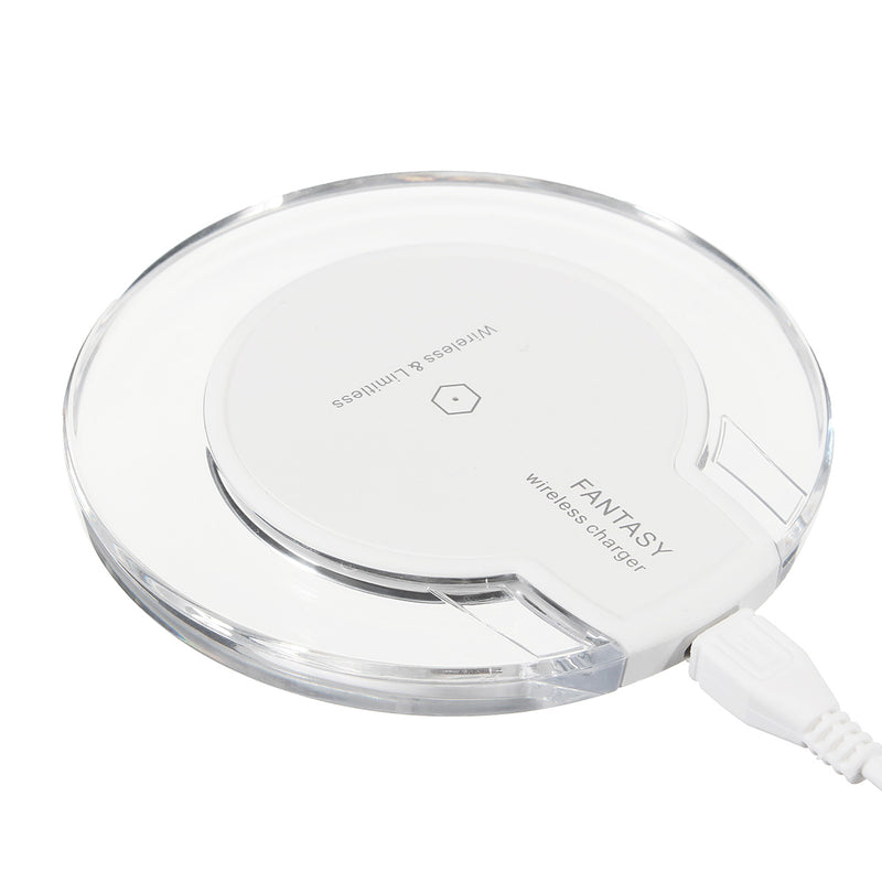 Qi Wireless Fast Charging Desktop Mobile Phone Charger Pad for Samsung S8+ S7 S7 Edge