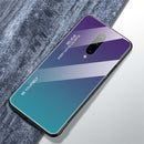 Bakeey Gradient Color Tempered Glass + Soft TPU Back Cover Protective Case for OnePlus 7 Pro