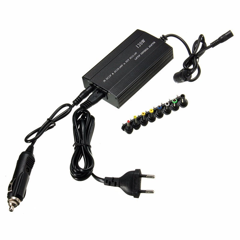 120W Multi-used Universal Laptop Charger AC Adapter Power Supply EU Plug