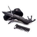 IPRee 10 In 1 EDC Pocket Folding Pliers Cutter Screw Bits Set Outdoor Camping Survival Tools Kit