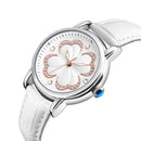 SKMEI 9159 Women Leather Strap Casual Dress Quartz Watch