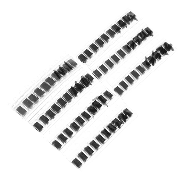 350pcs 7 Values SMD Diode Pack Electronic Components Kit 50pcs Each Value 1N4001 1N4004 1N4007 SS14