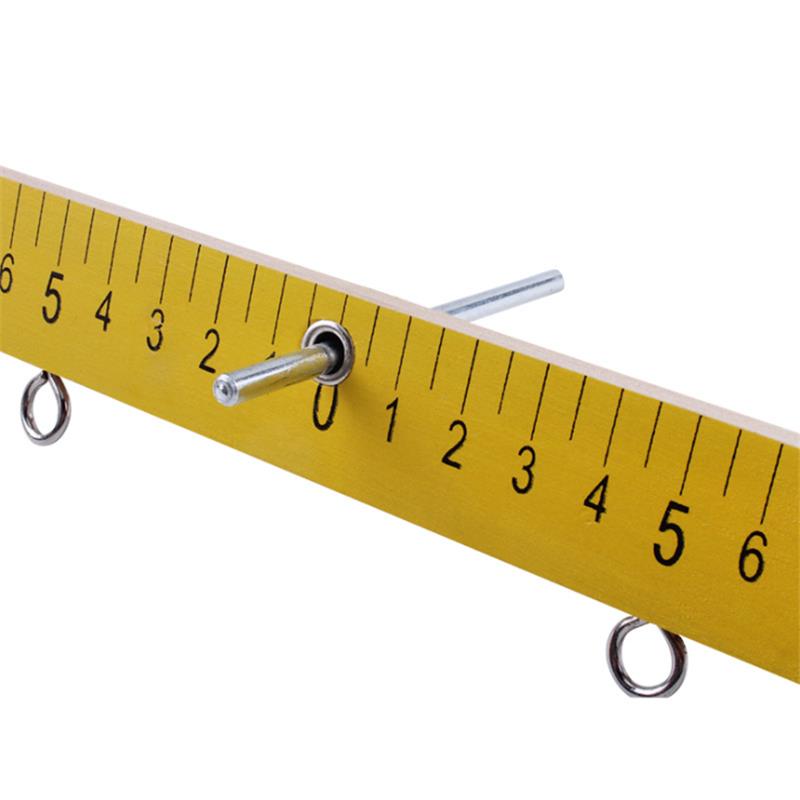 KEPU J21030 50cm Wooden Lever Ruler Straight Ruler Physical Mechanics Experimental Equipment Balance Measuring Tools School Teaching Instrument