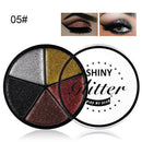 XLOONG 5 colors Eye Shadow Palette Shimmer Eyes Makeup Set
