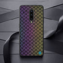 NILLKIN Reflective Shining Lights Dynamic Fashion Woven Polyester Mesh Anti-fingerprint Protective Case for OnePlus 7 Pro