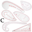 Multi-style Sew French Curve Metric Ruler Measure for Sewing Dressmaking TER Tools