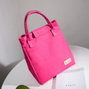 Honana CF-LB034 Woman Lady Fashion Oxford Insulated Cooler Large Capacity Lunch Tote Bag Handbag