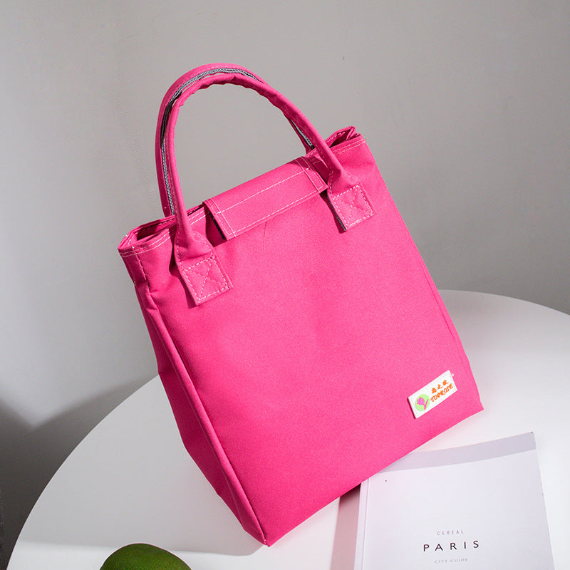 Honana CF-LB034 Woman Lady Fashion Oxford Insulated Cooler Large Capacity Lunch Tote Bag Handbag