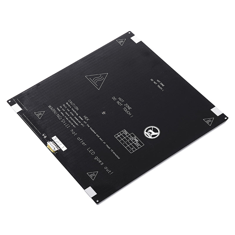 JGAURORA 310*310*13.6mm Aluminum Heated Bed Plate for 6PIN Hotbed Line