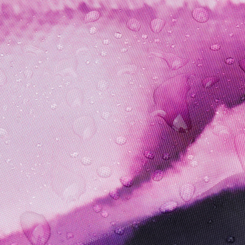 180x180cm Purple Rose Bathroom Shower Curtains With Hook + Toilet Mat + Rug