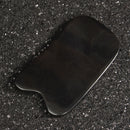 Natural Black Buffalo Horn Scraping Gua Sha Board Acupuncture Cure Manual Massager Tool