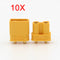 10X Amass XT30UPB XT30 UPB 2mm Plug Male Female Bullet Connectors Plugs For RC Drone Airplane Battery