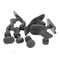 10PCS Car Paintless Auto Sheet Metal Repair Gasket Dent Pull Hammer Dent Puller Suction Cup Plastic Gasket