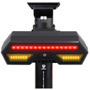 Bicycle Bike Rear Tail Laser LED Indicator Turn Signal Light Wireless Remote Tail Light USB Charging
