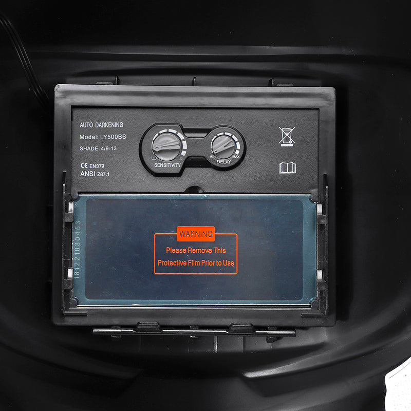 Solar Auto Darkening Welder Helmet Welding Mask Grinding Protective Shield Tool