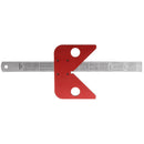 Woodworking Center Scriber 45 Degrees Angle Line Caliber Ruler Wood Measuring Scribe Tool