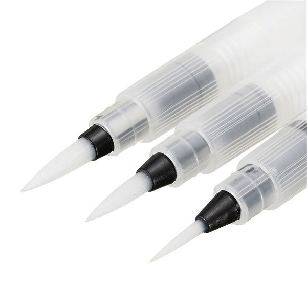 S/M/L 3 Sizes Refillable Water Brush Pen For Painting Calligraphy Tools