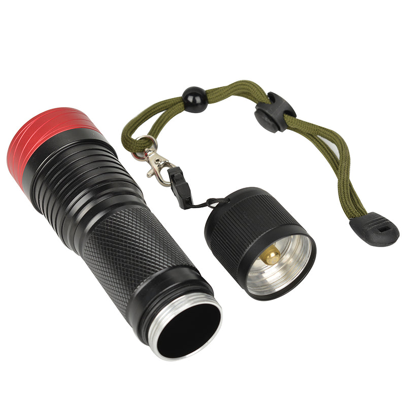 HaikeLite M3 3000 Lumens Flashlight 5 Modes 26650/26350/18650 Battery Work Lamp Camping Hunting Portable Torch Light