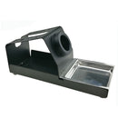 KSGER 907 Metal Soldering Handle Stand Holder with A Square Sponge Carrier Platform Holder