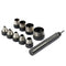 10pcs Heavy Duty Hollow Punch Kit Set Gasket Leather Rubber Punching DIY Leather Craft Tool Perforating Tools