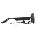 KCASA Smart bluetooth Glasses USB Earphone UV400 Sunglasses for Phone Call Music