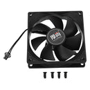 12V DC 90x90x25mm Double Ball Bearing 4400RPM PC Air Cooling Fan Heatsink