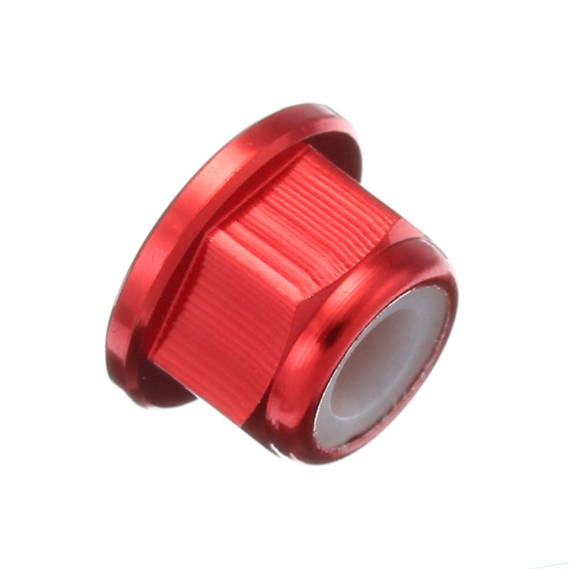 Suleve M3AN7 10Pcs M3 Flange Nylon Nut Self-locking Nut Multi-color Aluminum Alloy