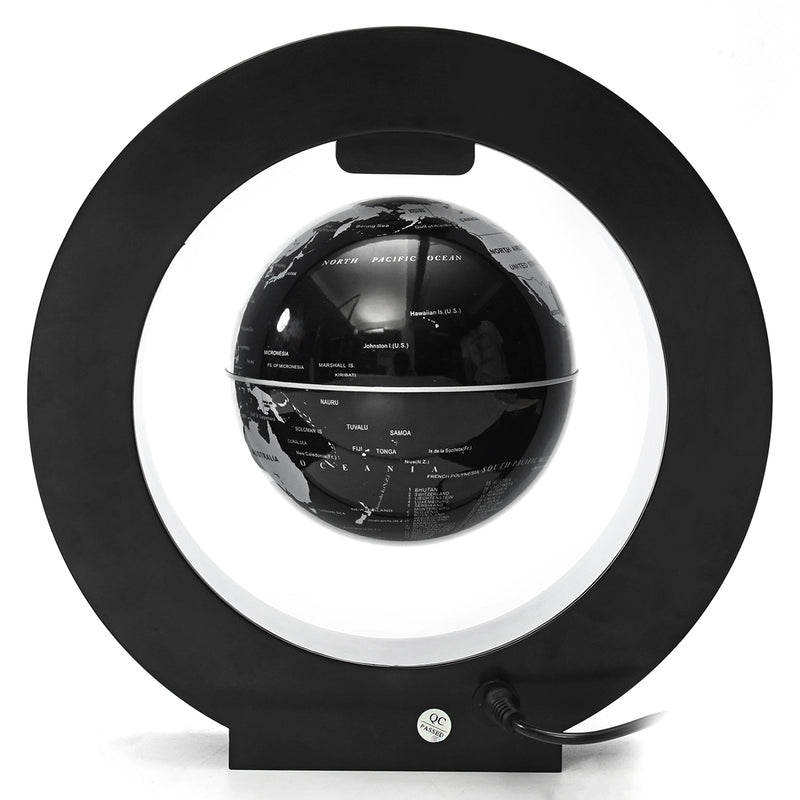 4 Inch Magnetic Levitation Floating Globe LED Light Self-Rotating World Map Gift Home Decoration