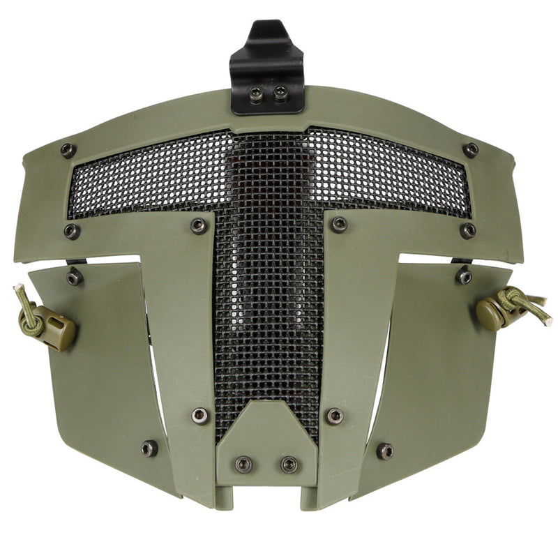 WoSporT MA-96 Outdoor Iron Warrior Hunting Tactical Face Mask Steel Mesh