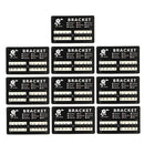 10Pcs Mini Dental Orthodontics Brackets Braces Roth.022 Hooks 3-4-5 Dental Tools